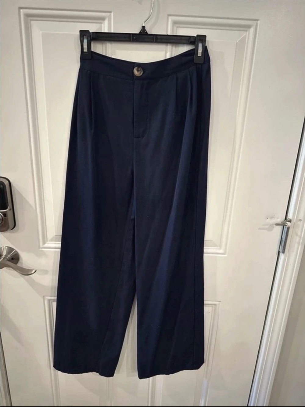 SHEIN Navy Wide-Leg Women's Pants